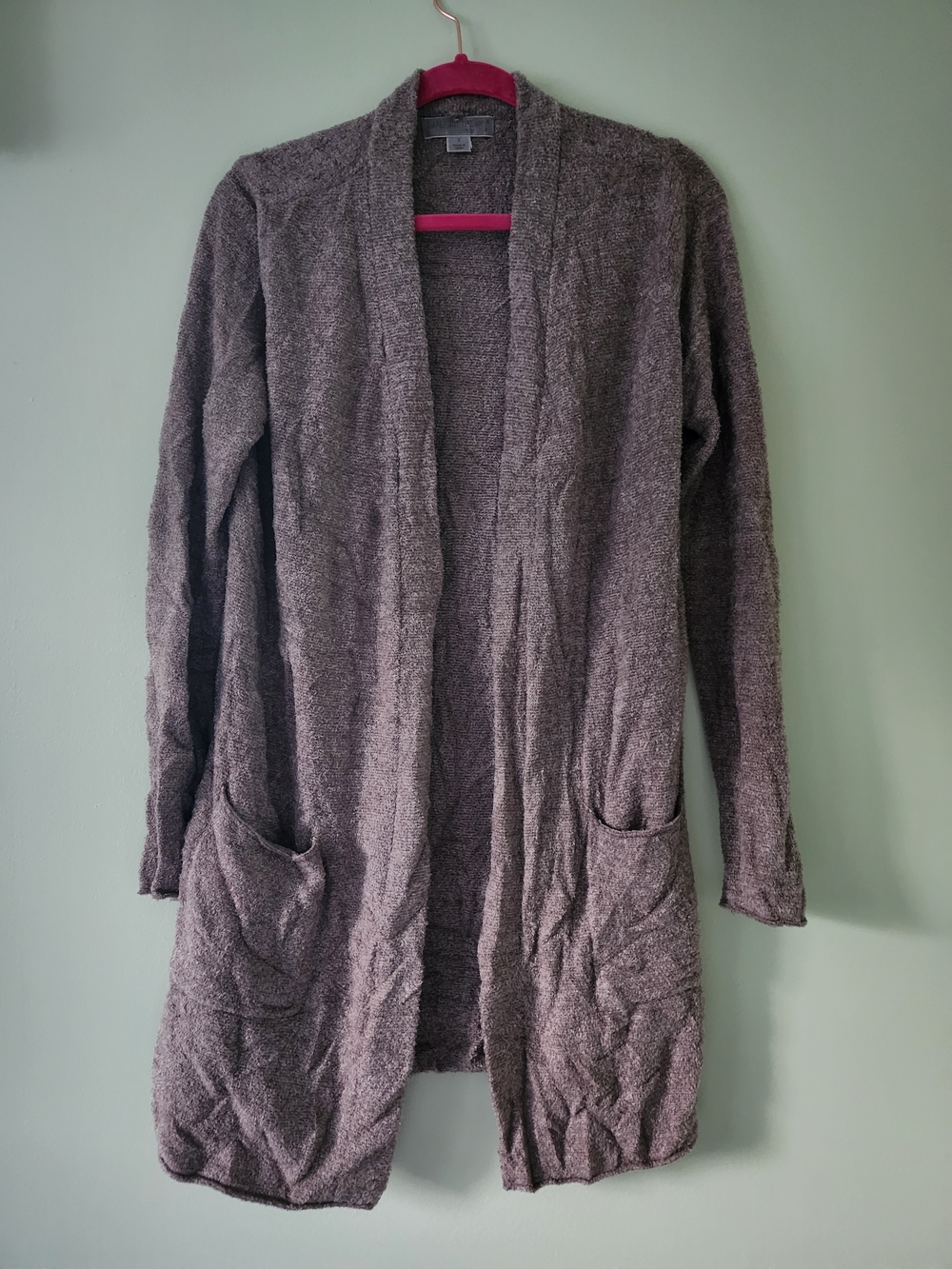 Barefoot Dreams Long Open-Front Cardigan